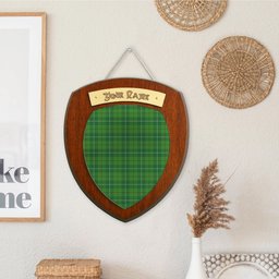 ScotsTee Shop Scottish Clephan Clan Tartan Wooden Wall Plaque Personalize with Your Name