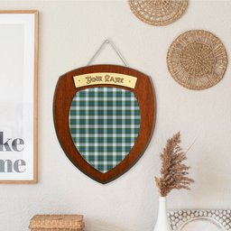 ScotsTee Shop Scottish Campbell Dress Clan Tartan Wooden Wall Plaque Personalize with Your Name