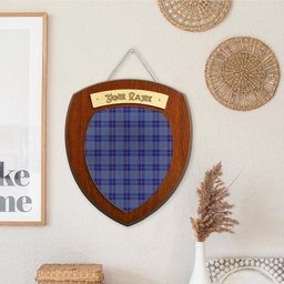 ScotsTee Shop Scottish Bryson 1988 Clan Tartan Wooden Wall Plaque Personalize with Your Name