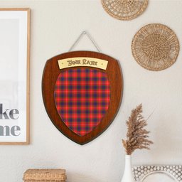 ScotsTee Shop Scottish Fraser Modern SC Clan Tartan Wooden Wall Plaque Personalize with Your Name