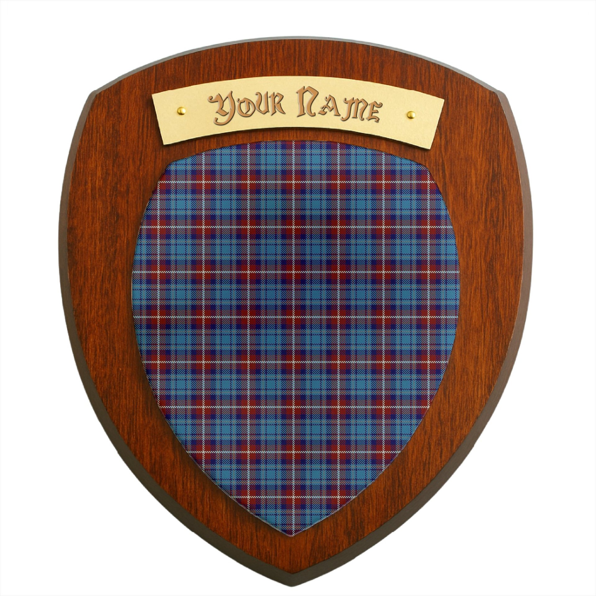 ScotsTee Shop Scottish Greer Clan Tartan Wooden Wall Plaque Personalize with Your Name