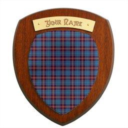ScotsTee Shop Scottish Greer Clan Tartan Wooden Wall Plaque Personalize with Your Name
