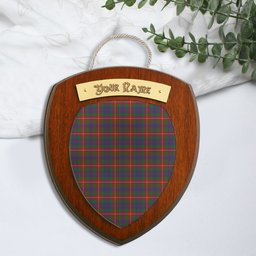 ScotsTee Shop Scottish Fraser of Lovat Clan Tartan Wooden Wall Plaque Personalize with Your Name