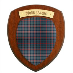 ScotsTee Shop Scottish Gandy of Myrton Clan Tartan Wooden Wall Plaque Personalize with Your Name
