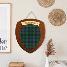 ScotsTee Shop Scottish Keith Modern Clan Tartan Wooden Wall Plaque Personalize with Your Name