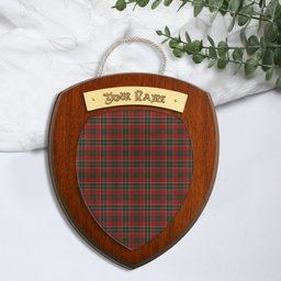 ScotsTee Shop Scottish Hunter USA Clan Tartan Wooden Wall Plaque Personalize with Your Name