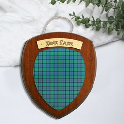 ScotsTee Shop Scottish Flower Of Scotland SC Clan Tartan Wooden Wall Plaque Personalize with Your Name