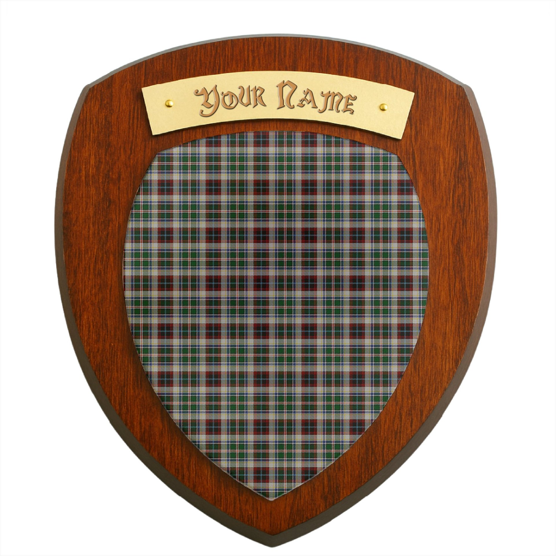 ScotsTee Shop Scottish Innes Dress Clan Tartan Wooden Wall Plaque Personalize with Your Name