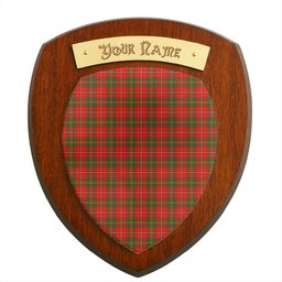 ScotsTee Shop Scottish Hay Modern Clan Tartan Wooden Wall Plaque Personalize with Your Name