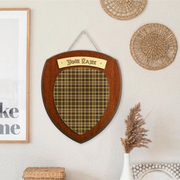 ScotsTee Shop Scottish Jardine Clan Tartan Wooden Wall Plaque Personalize with Your Name