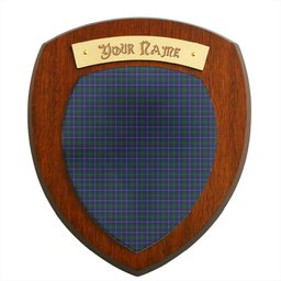 ScotsTee Shop Scottish Isle of Harris Clan Tartan Wooden Wall Plaque Personalize with Your Name