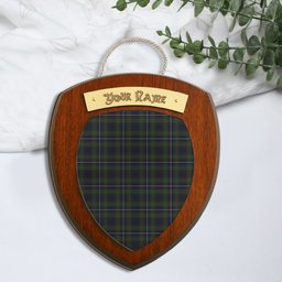 ScotsTee Shop Scottish Humphries Clan Tartan Wooden Wall Plaque Personalize with Your Name