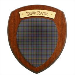 ScotsTee Shop Scottish Fletcher of Dunans SC Clan Tartan Wooden Wall Plaque Personalize with Your Name
