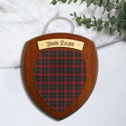 ScotsTee Shop Scottish Harvie Clan Tartan Wooden Wall Plaque Personalize with Your Name