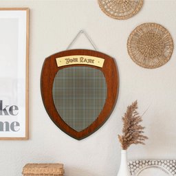 ScotsTee Shop Scottish Haig Clan Tartan Wooden Wall Plaque Personalize with Your Name