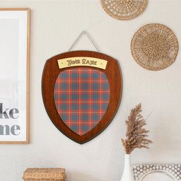 ScotsTee Shop Scottish Hamilton Ancient Clan Tartan Wooden Wall Plaque Personalize with Your Name