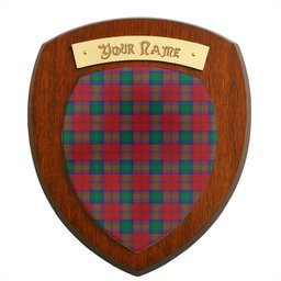 ScotsTee Shop Scottish Fotheringham Clan Tartan Wooden Wall Plaque Personalize with Your Name
