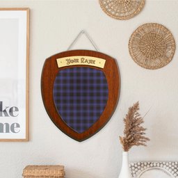 ScotsTee Shop Scottish Dunlop Clan Tartan Wooden Wall Plaque Personalize with Your Name