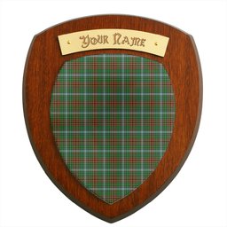 ScotsTee Shop Scottish Gayre Clan Tartan Wooden Wall Plaque Personalize with Your Name