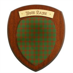 ScotsTee Shop Scottish Fulton SC Clan Tartan Wooden Wall Plaque Personalize with Your Name