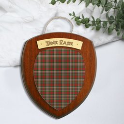 ScotsTee Shop Scottish MacGill Clan Tartan Wooden Wall Plaque Personalize with Your Name