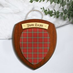 ScotsTee Shop Scottish MacLay Modern Clan Tartan Wooden Wall Plaque Personalize with Your Name