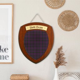 ScotsTee Shop Scottish Leonard Hunting Clan Tartan Wooden Wall Plaque Personalize with Your Name