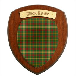 ScotsTee Shop Scottish MacMillan 1946 Clan Tartan Wooden Wall Plaque Personalize with Your Name