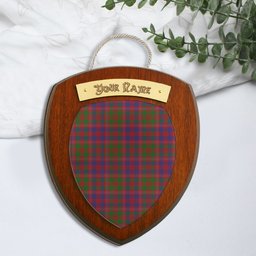 ScotsTee Shop Scottish MacColl Hunting Clan Tartan Wooden Wall Plaque Personalize with Your Name