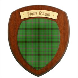 ScotsTee Shop Scottish Leach Hunting Clan Tartan Wooden Wall Plaque Personalize with Your Name