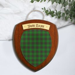 ScotsTee Shop Scottish Kinnear Clan Tartan Wooden Wall Plaque Personalize with Your Name