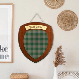 ScotsTee Shop Scottish Ledford Clan Tartan Wooden Wall Plaque Personalize with Your Name