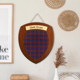 ScotsTee Shop Scottish MacDevitt Clan Tartan Wooden Wall Plaque Personalize with Your Name