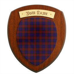 ScotsTee Shop Scottish MacDevitt Clan Tartan Wooden Wall Plaque Personalize with Your Name