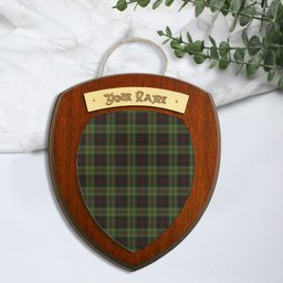 ScotsTee Shop Scottish MacDiarmid Clan Tartan Wooden Wall Plaque Personalize with Your Name