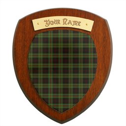 ScotsTee Shop Scottish MacDiarmid Clan Tartan Wooden Wall Plaque Personalize with Your Name