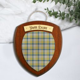 ScotsTee Shop Scottish MacGrath Clan Tartan Wooden Wall Plaque Personalize with Your Name