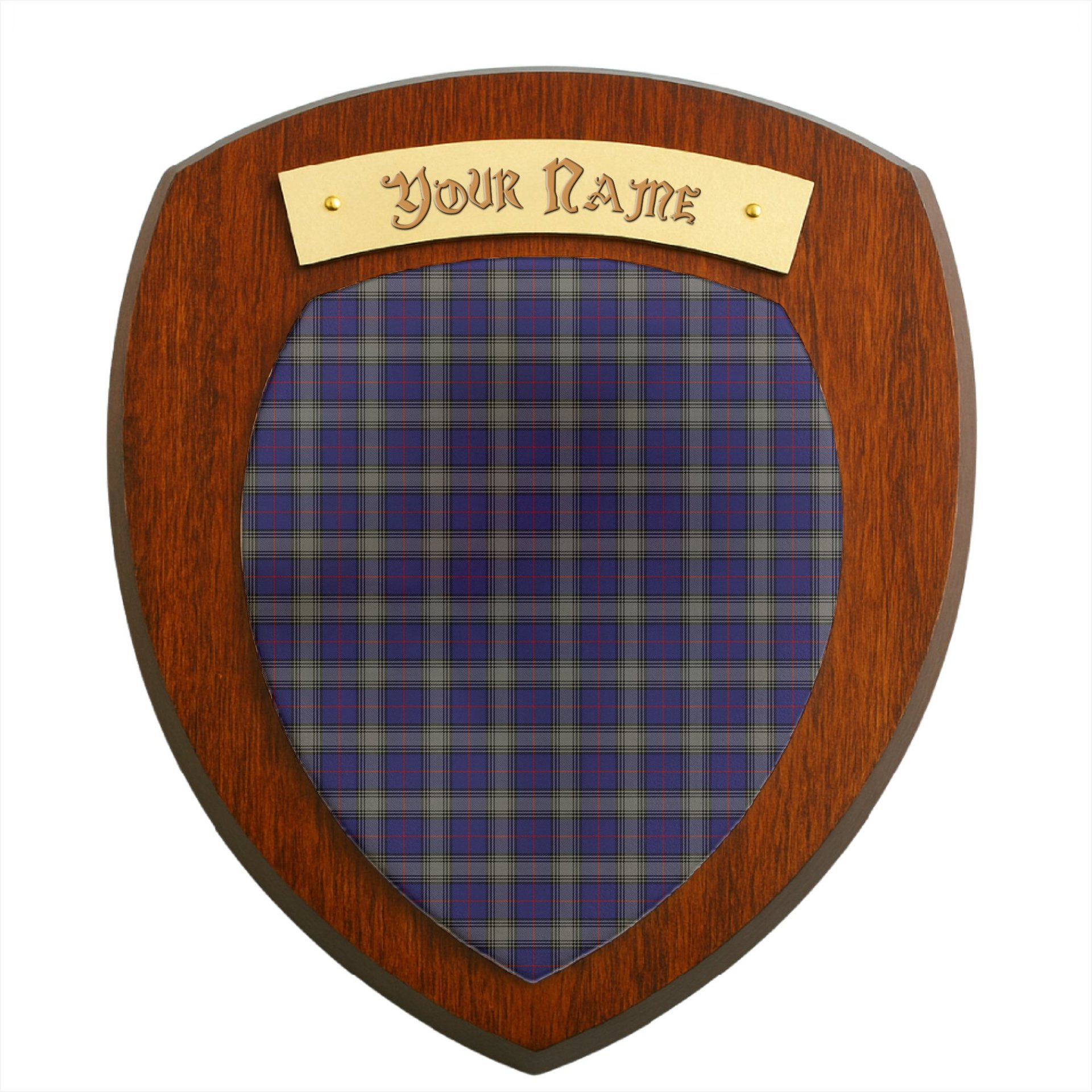 ScotsTee Shop Scottish Kinnaird Clan Tartan Wooden Wall Plaque Personalize with Your Name