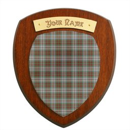 ScotsTee Shop Scottish MacBean Dress Clan Tartan Wooden Wall Plaque Personalize with Your Name