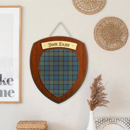 ScotsTee Shop Scottish MacNicol Hunting Clan Tartan Wooden Wall Plaque Personalize with Your Name