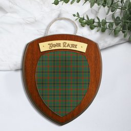 ScotsTee Shop Scottish MacDonagh Clan Tartan Wooden Wall Plaque Personalize with Your Name