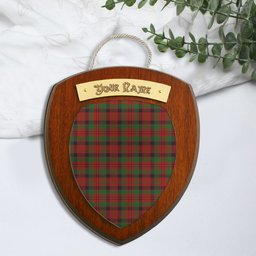 ScotsTee Shop Scottish MacNeacail Clan Tartan Wooden Wall Plaque Personalize with Your Name