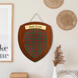 ScotsTee Shop Scottish MacPhail Clan Tartan Wooden Wall Plaque Personalize with Your Name