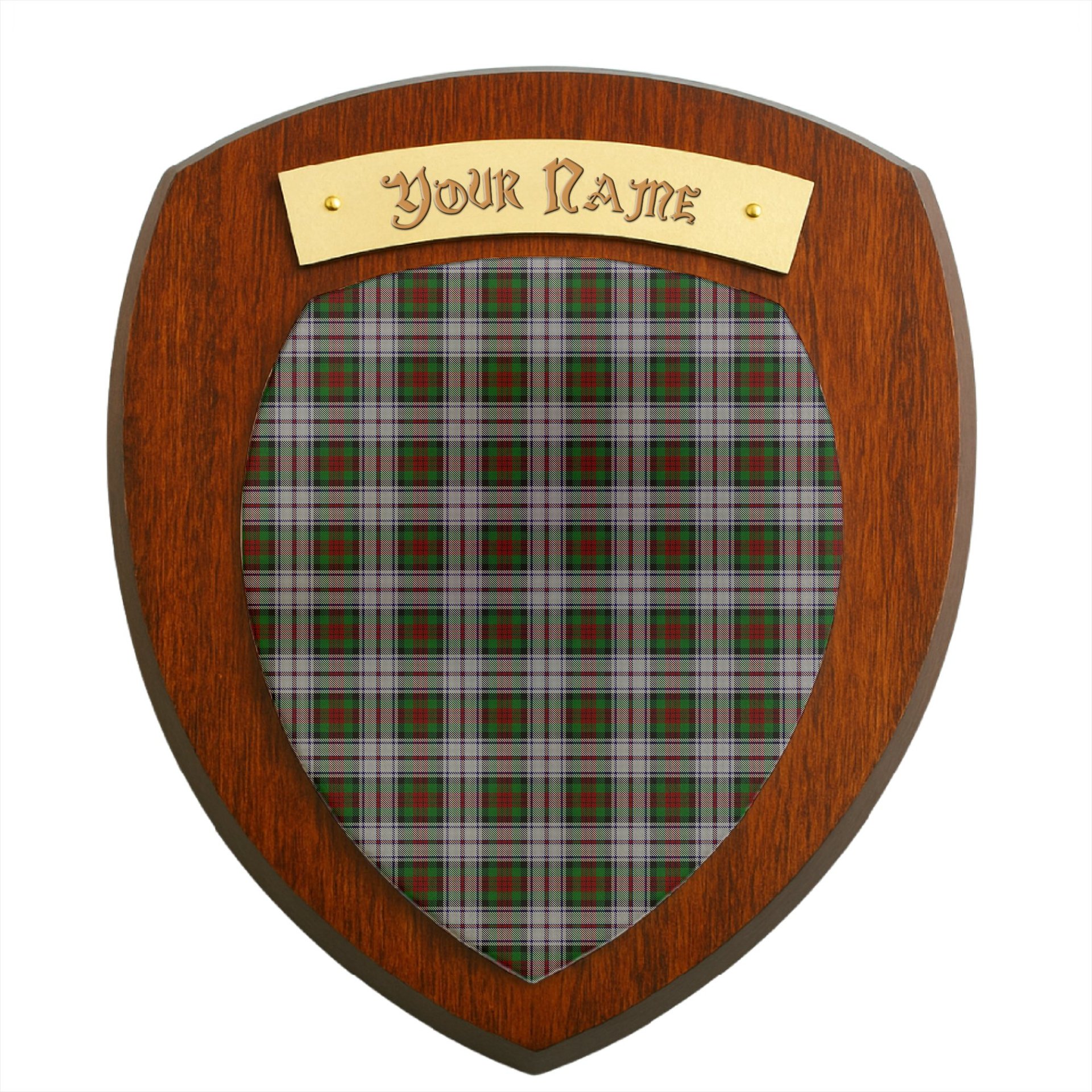 ScotsTee Shop Scottish MacDuff Dress Clan Tartan Wooden Wall Plaque Personalize with Your Name