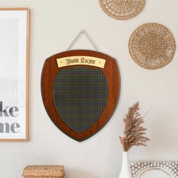 ScotsTee Shop Scottish MacDuff Hunting Clan Tartan Wooden Wall Plaque Personalize with Your Name