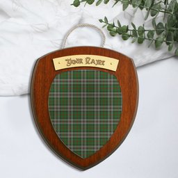ScotsTee Shop Scottish MacNeish Hunting Clan Tartan Wooden Wall Plaque Personalize with Your Name