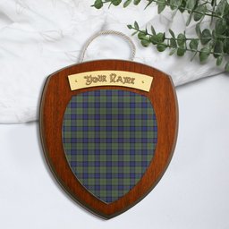 ScotsTee Shop Scottish MacLaren Clan Tartan Wooden Wall Plaque Personalize with Your Name