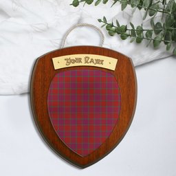 ScotsTee Shop Scottish MacNab Old Clan Tartan Wooden Wall Plaque Personalize with Your Name