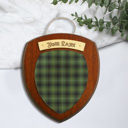 ScotsTee Shop Scottish MacIver Hunting Clan Tartan Wooden Wall Plaque Personalize with Your Name