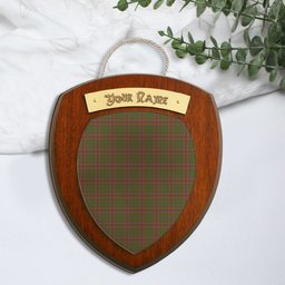ScotsTee Shop Scottish MacGillivray Hunting Clan Tartan Wooden Wall Plaque Personalize with Your Name
